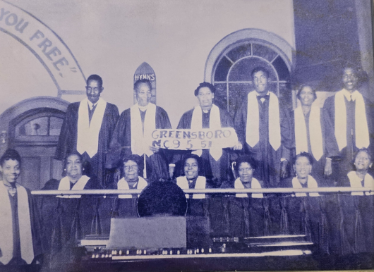 historic picture of choir